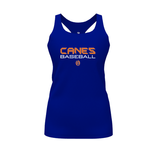 [FT0TRBRY-FYS-LOGO1] Decker Racerback Tank Top (Female Youth S, Royal, Logo 1)