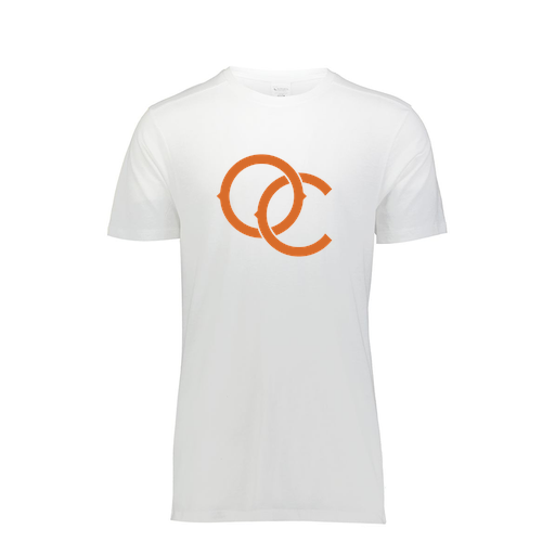 [FTSCUBWH-AS-LOGO3] Decker Men's Tri-Blend T-Shirt - Short Sleeve (Adult S, White, Logo 3)
