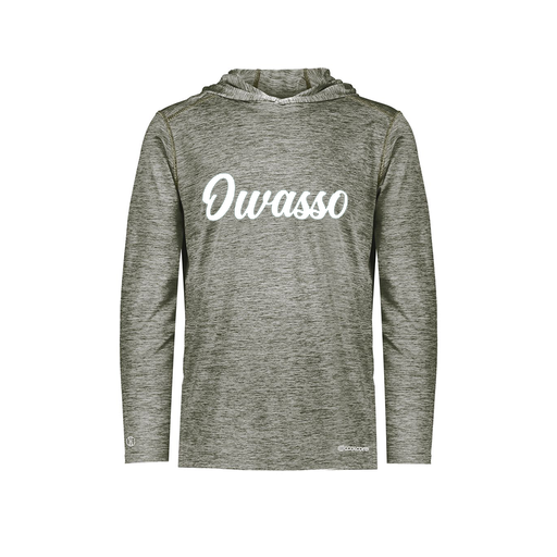 [FOLHCGGY-YS-LOGO2] Decker Youth Charge Hoodie (Youth S, Gray, Logo 2)