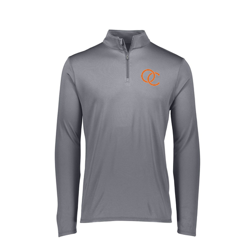 [FTLQFLGY-FAXS-LOGO3] Decker Women's Flex-Lite 1/4 Zip Shirt (Female Adult XS, Gray, Logo 3)
