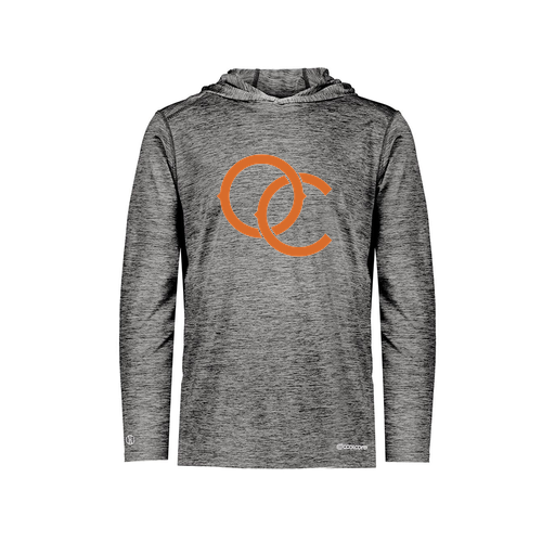 [FOLHCGBK-YS-LOGO3] Decker Youth Charge Hoodie (Youth S, Black, Logo 3)