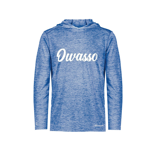 [FOLHCGRY-YS-LOGO2] Decker Youth Charge Hoodie (Youth S, Royal, Logo 2)