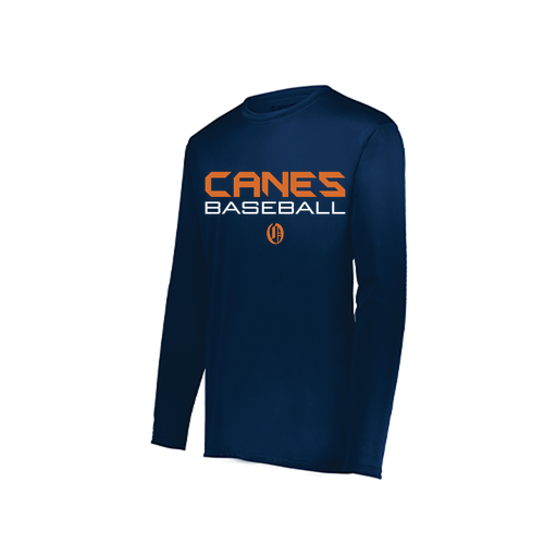 [222822.065.XS-LOGO1] Men's LS Smooth Sport Shirt (Adult XS, Navy, Logo 1)