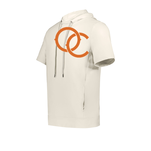 [222605-WHT-YS-LOGO3] YOUTH VENTURA SOFT KNIT SHORT SLEEVE HOODIE (Youth S, White, Logo 3)